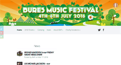 Desktop Screenshot of buresmusicfestival.com