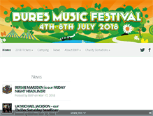 Tablet Screenshot of buresmusicfestival.com
